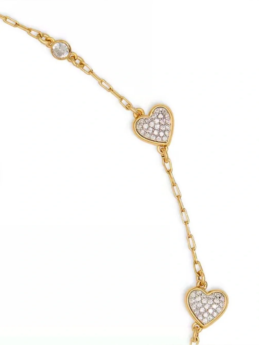 Kate Spade Cubic Zirconia Pavé & Bezel Station Collar Necklace, 16